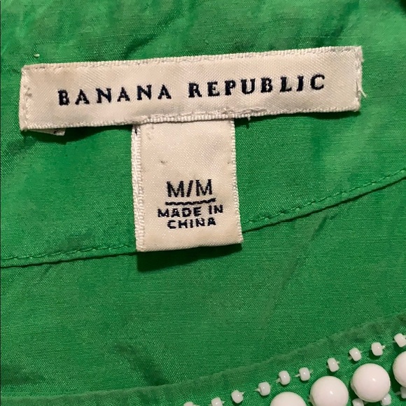 Banana Republic silk blend top with beads - Picture 8 of 11